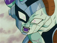 Mecha Freezer, sorprendido por un ataque inesperado de Trunks