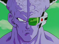 Ginyu tomando-se em srio ao grande rival que supe Goku