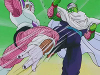 Piccolo faz frente a Freeza sem problemas em sua primeira transformao