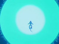 A ltima baza de Goku, a Genkidama, a ponto de atingir a Freeza