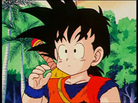 Son Gohan debe aprender a sobrevivir slo, antes de ser entrenado por Piccolo